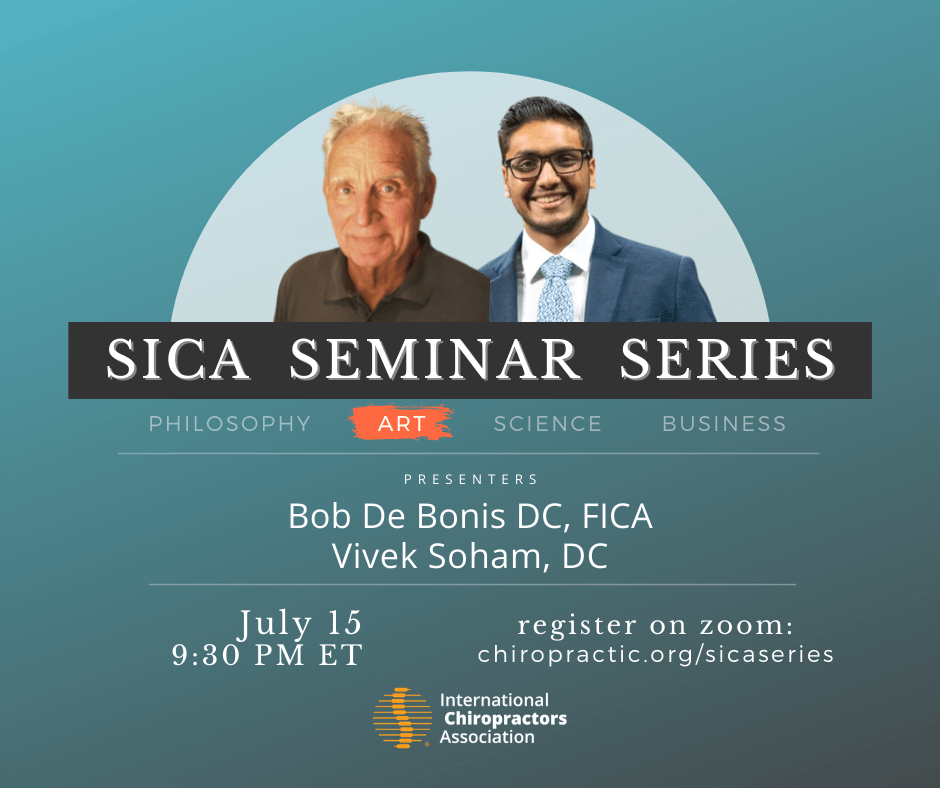 SICA Seminar Series: the Art of Chiropractic