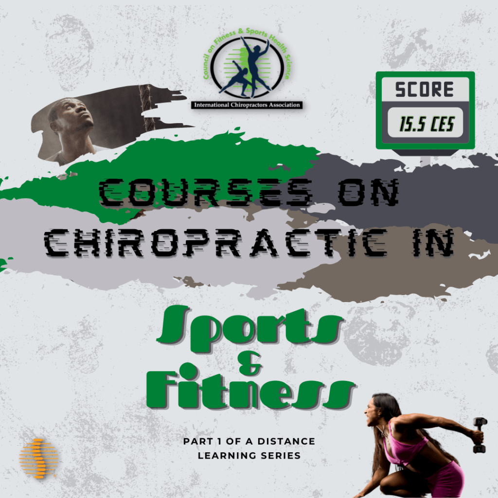 Fitness Distance Learning: Courses on Chiropractic Sports & Fitness