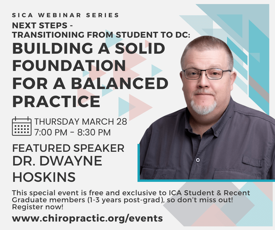 Next Steps: Transitioning from Student to DC with Dr. Dwayne Hoskins